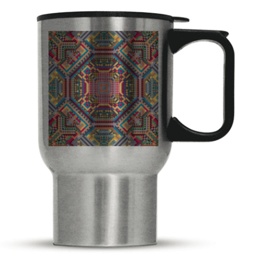 Кружка-термос с принтом Умный и вечный