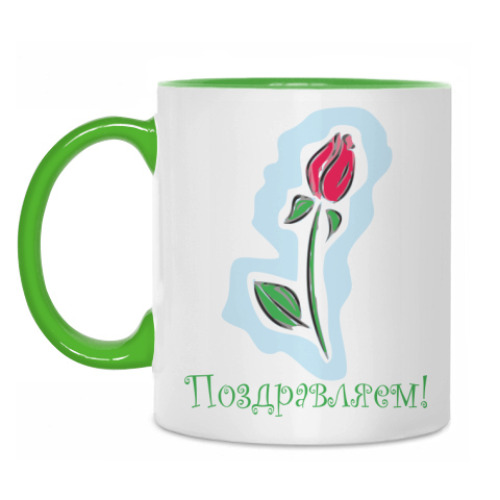 Кружка Цветок