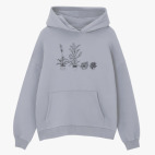 Толстовка худи оверсайз