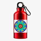 Металлическая бутылка 400 мл UV-DTF