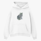 Толстовка худи оверсайз