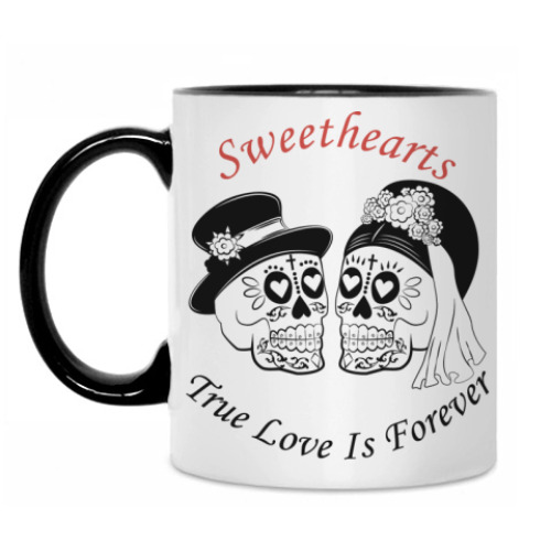 Кружка с принтом Sweethearts