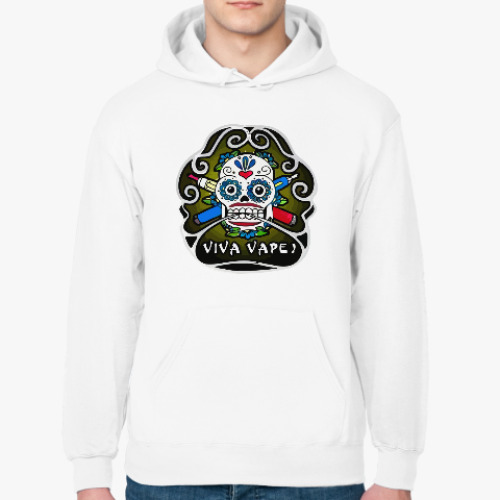 Толстовка худи с принтом Viva Vape