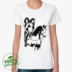 Женская футболка органик