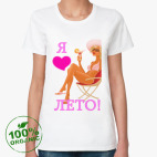 Женская футболка органик