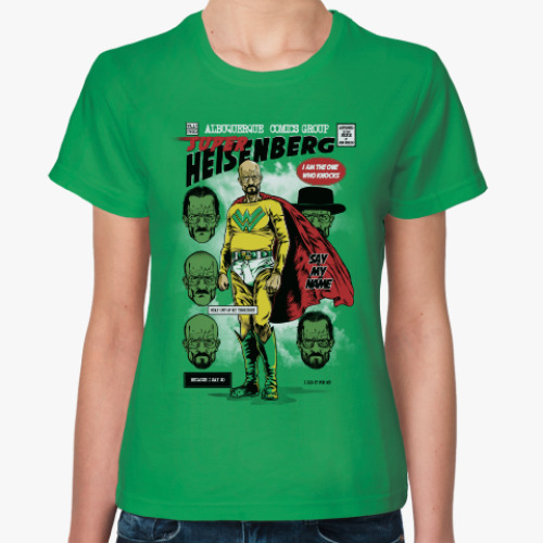 Женская футболка с принтом Heisenberg