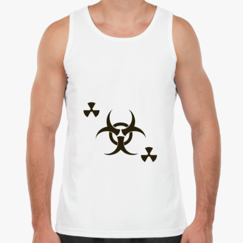 Майка с принтом  Symbols  /  Danger