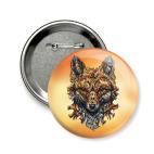 Значок 58 мм Mechanical Fox