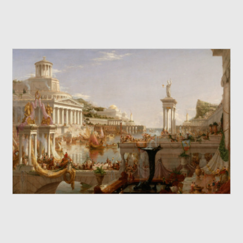 Постер с принтом Томас Коул. Путь империи. Расцвет (Романтизм)