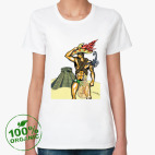 Женская футболка органик