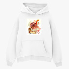 Толстовка худи оверсайз