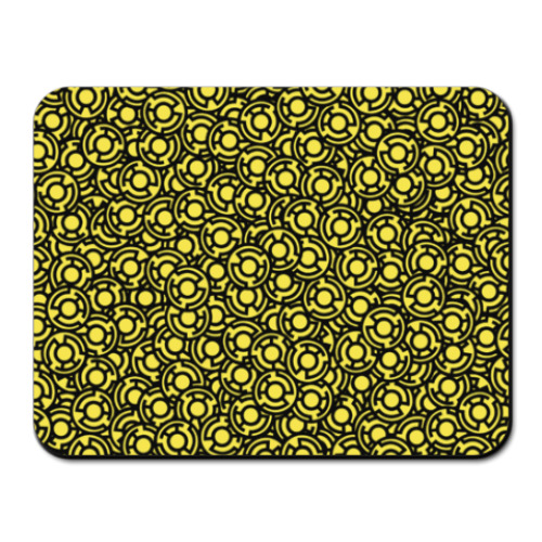 Коврик для мыши с принтом Sinestro Yellow Lantern