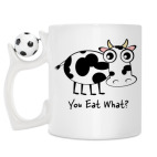 Кружка с футбольным мячиком