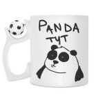 Кружка с футбольным мячиком