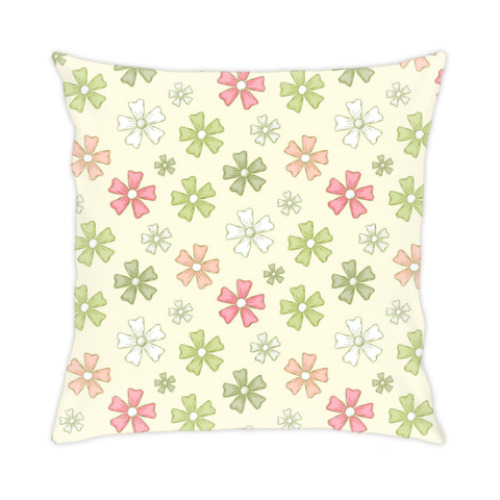 Подушка с принтом Юность