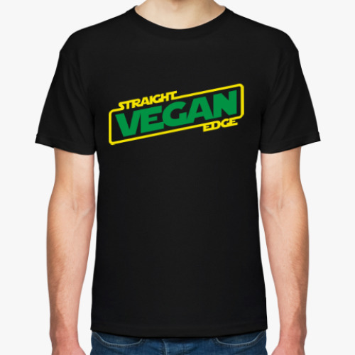 Футболка vegan straight edge