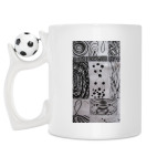 Кружка с футбольным мячиком