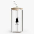 Банка с бамбуковой крышкой