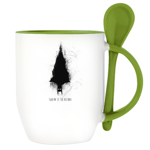 Кружка с ложкой Герой-монстр