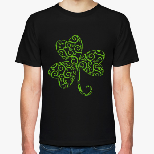 Футболка с принтом Клевер