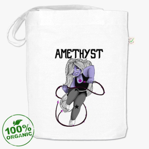 Сумка шоппер с принтом Аметист из Вселенной Стивена