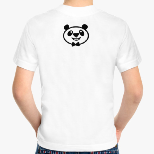 Детская футболка с принтом Панда