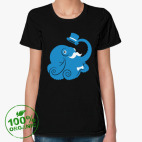 Женская футболка органик