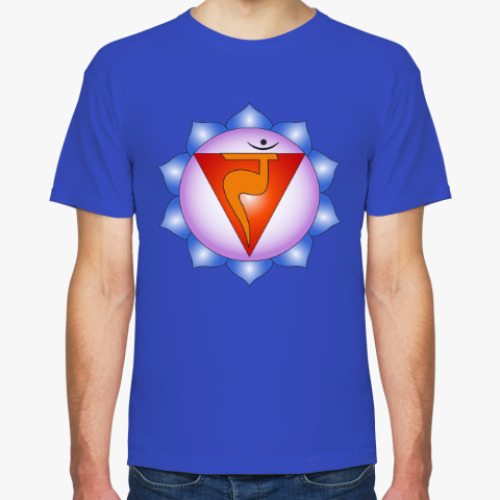 Футболка с принтом Манипура-чакра янтра