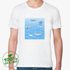 Мужская футболка органик