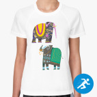 Женская спортивная футболка