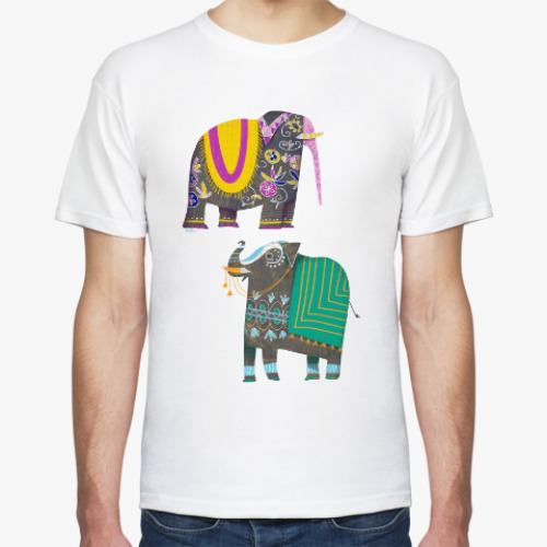 Футболка с принтом СЛОНЫ