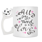 Кружка с футбольным мячиком