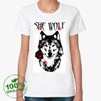 Женская футболка органик