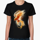 Классическая женская футболка Феникс