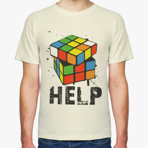 Футболка с принтом Кубик Рубика | Rubiks Cube