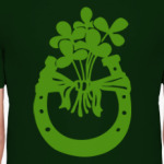 Подкова и клевер на счастье