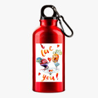 Металлическая бутылка 400 мл UV-DTF