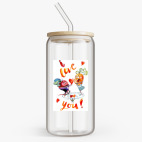 Банка с бамбуковой крышкой