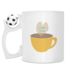 Кружка с футбольным мячиком