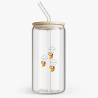 Банка с бамбуковой крышкой