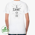 Женская футболка органик