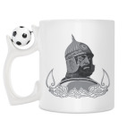 Кружка с футбольным мячиком