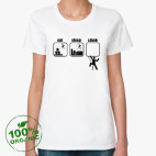 Женская футболка органик
