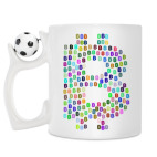 Кружка с футбольным мячиком
