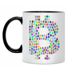 Кружка двухцветная