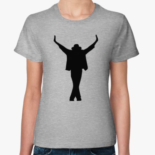 Женская футболка с принтом Michael Jackson