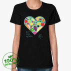 Женская футболка органик