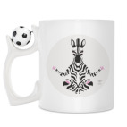 Кружка с футбольным мячиком