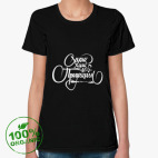 Женская футболка органик