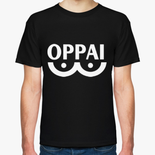 Футболка с принтом Oppai (Стайтама)